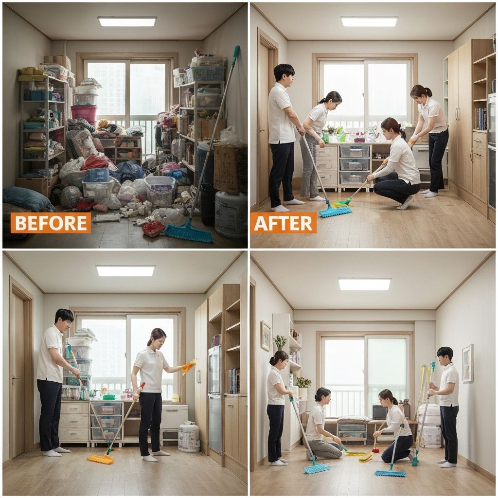 청소 전문가 팀